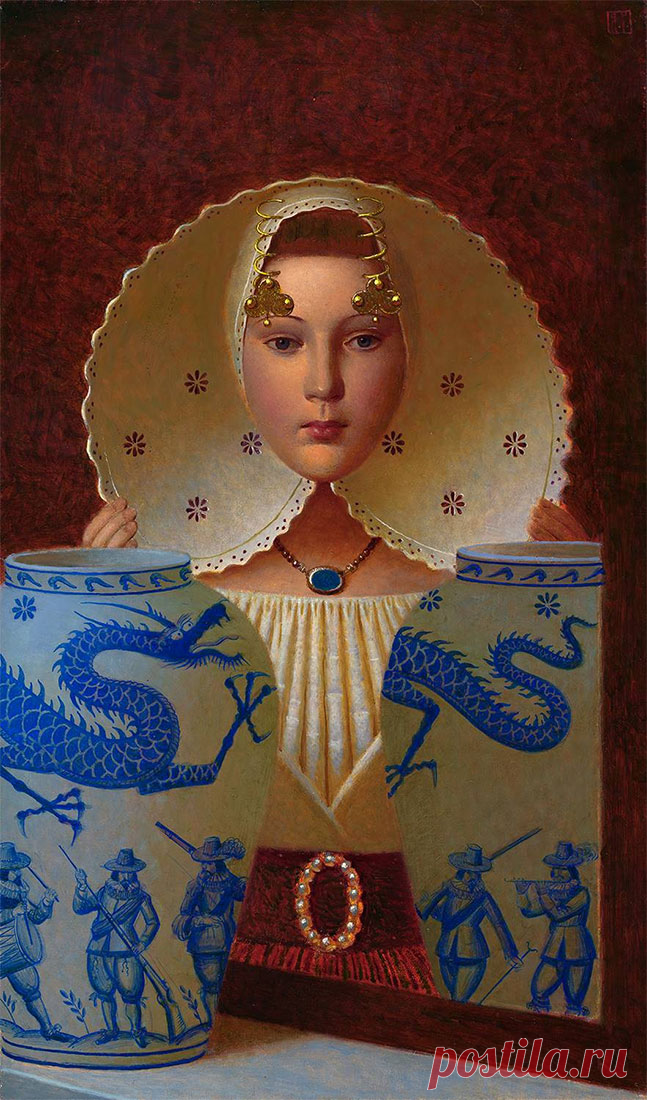 Яркий, пугающий и восхищающий мир Андрея Ремнёва. Картины в стиле иконописи, русской живописи и русского конструктивизма. | Дизайн с Алексом Маком | Дзен