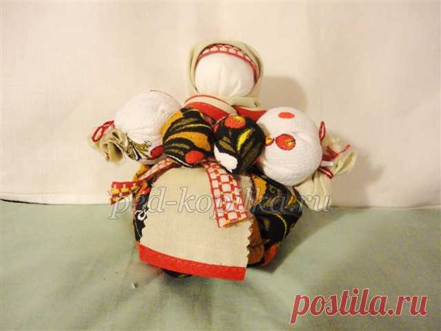 Обереговая кукла «Кубышка-Травница» своими руками