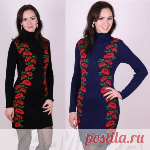 ❀Красивое вязаное платье купить недорого
