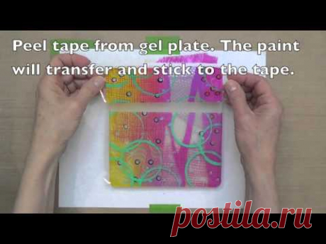 ‪Gelli Transfer Film‬‏ - YouTube