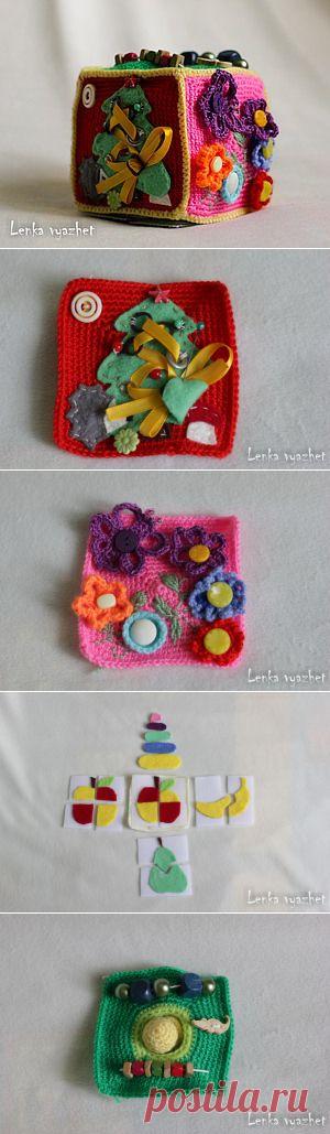 Чудесный развивающий кубик для деток / Разнообразные игрушки ручной работы / PassionForum - мастер-классы по рукоделию