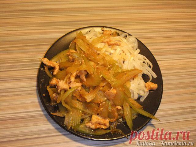 Жареный сельдерей с куриным филе | БУДЕТ ВКУСНО!