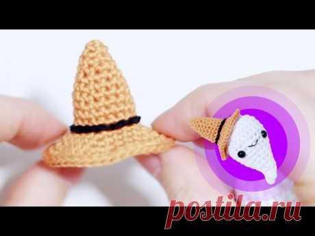 Шляпа ведьмы крючком ♥ Вяжем амигуруми