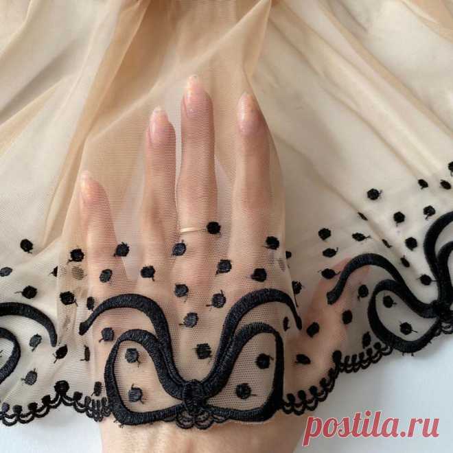 Вышивка на сетке | Продажа кружева и фурнитуры