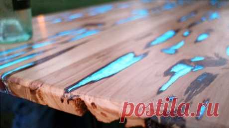 Самодельный светящийся стол