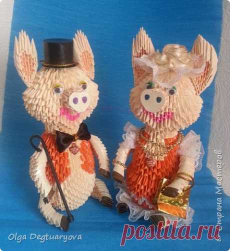 Влюблённые хрюшки. Символ 2019 г. | Страна Мастеров