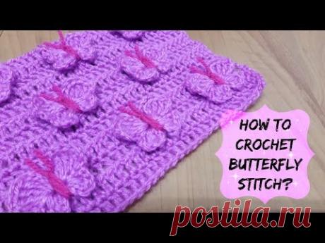 How to crochet butterfly stitch? | !Crochet!
