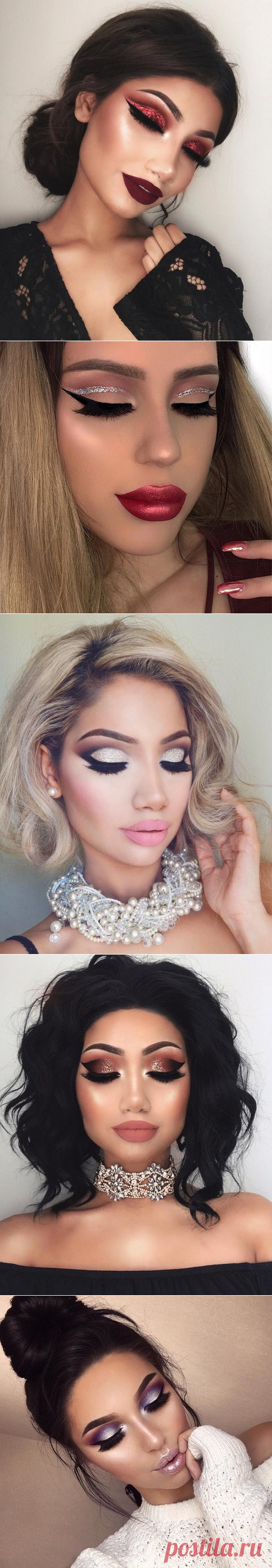 Эффектный макияж на Новый год 2019 - самые красивые и шикарные идеи новогоднего мейкапа