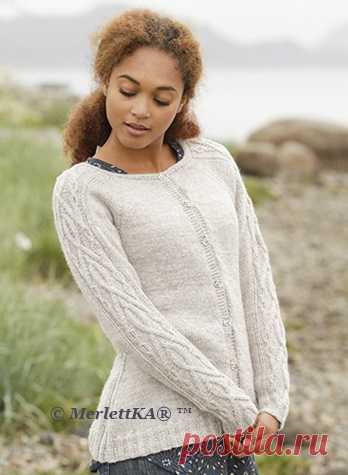 Вязание спицами ... реглан сверху ... самая большая подборка с мастер-классами и моделями
