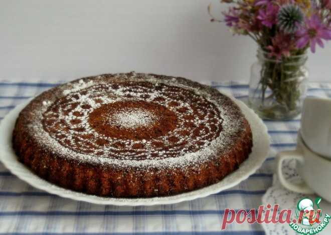 Овсяный пирог с бананами и орехами Кулинарный рецепт