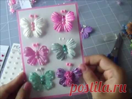 WOC's How to make Jeweled Butterflies- Super Easy Stunningly Gorgeous!