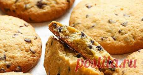 Печенье с кусочками шоколада Автор рецепта Софья - Cookpad