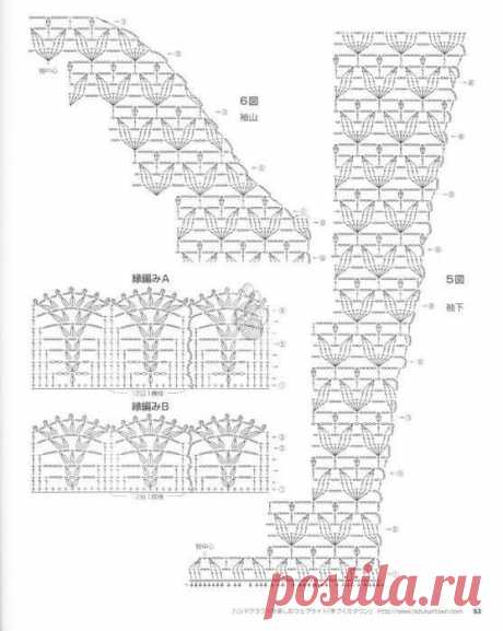 Зеленое платье крючком
