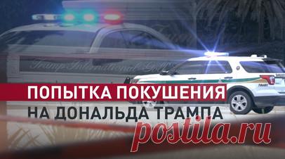 Стрельба у гольф-клуба: главное о попытке покушения на Дональда Трампа. Полиция США задержала мужчину, подозреваемого в попытке покушения на Дональда Трампа. Его заметили с оружием недалеко от гольф-клуба во Флориде, в котором играл кандидат в президенты. На месте обнаружили ружьё с оптическим прицелом и два рюкзака. Подробнее — в видео RT. Читать далее