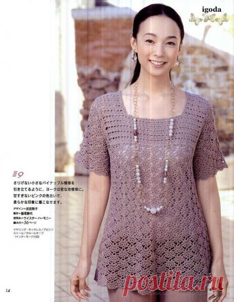 Японские ажуры. Мноооогооо.