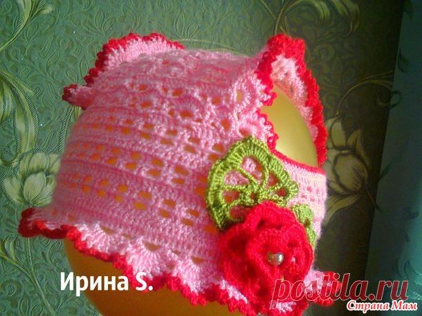 Летняя шапочка под хвостики. - Вязание - Страна Мам