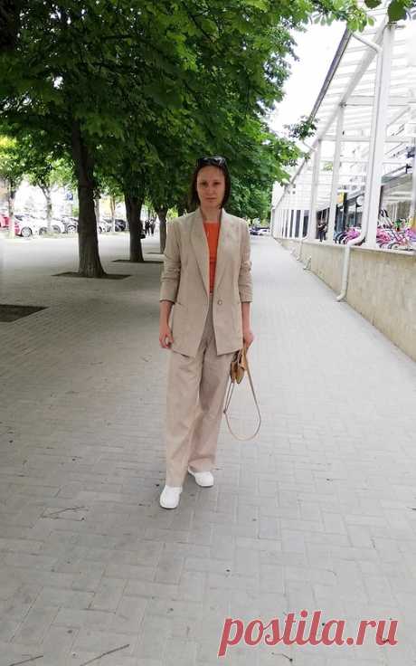 Летний костюм: жакет и брюки / Агда Кольман / 15.06.2021 / Фотофорум на BurdaStyle.ru