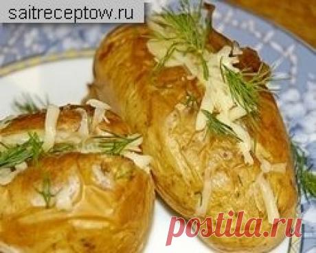 Запечённый картофель с сыром | Сайт рецептов