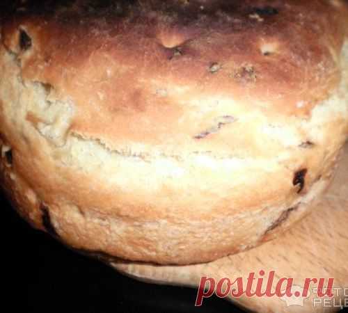 Домашний хлеб с луком (без хлебопечки)
