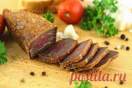 Вяленое мясо в домашних условиях