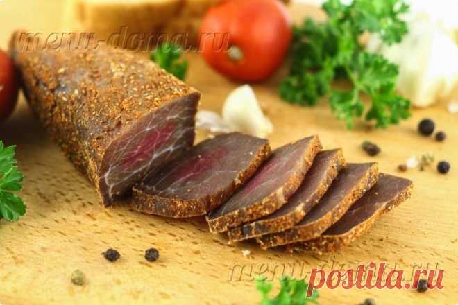 Вяленое мясо в домашних условиях