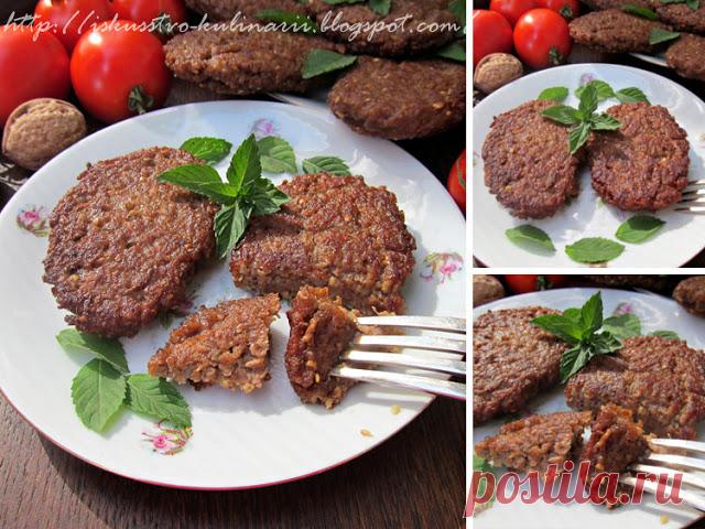 КОТЛЕТЫ ИЗ БАКЛАЖАН И ГРЕЧКИ 