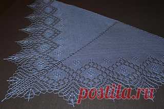 Ravelry: Dreiecktuch " die Valentine - 2" pattern by Ulliko Tairova