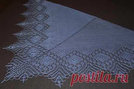 Ravelry: Dreiecktuch &quot; die Valentine - 2&quot; pattern by Ulliko Tairova