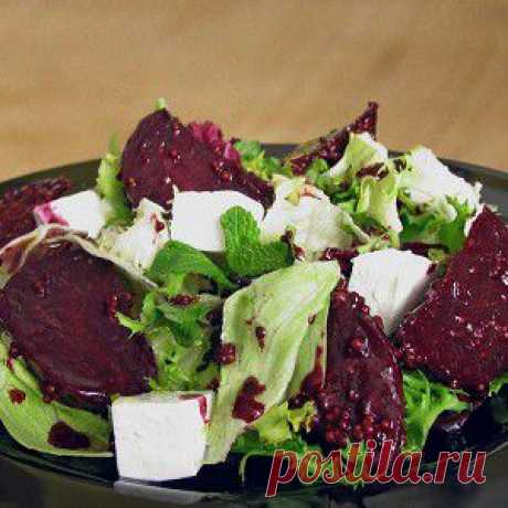 Салат из запеченной свеклы с сыром фета рецепт – салаты со свеклой: салаты