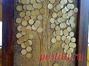 Делаем панно «Денежное дерево» - Ярмарка Мастеров - ручная работа, handmade