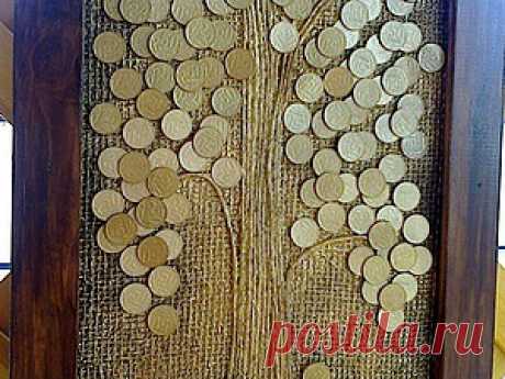 Делаем панно «Денежное дерево» - Ярмарка Мастеров - ручная работа, handmade