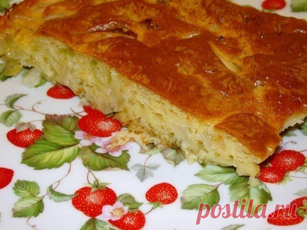 Ленивый пирог с капустой, быстрее не бывает
