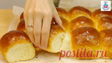 Сдобные пышные булочки "Бухты", аромат и вкус как в детстве ( такие булочки можно испечь и с начинкой) | Ольга Шобутинская | Дзен