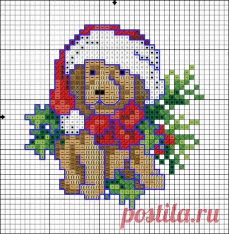 (12) Gallery.ru / Foto #2 - "Mini pancartas de pan de jengibre" de Vermillion Stitchery - Sauce rojo