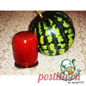 Арбузное желе - кулинарный рецепт