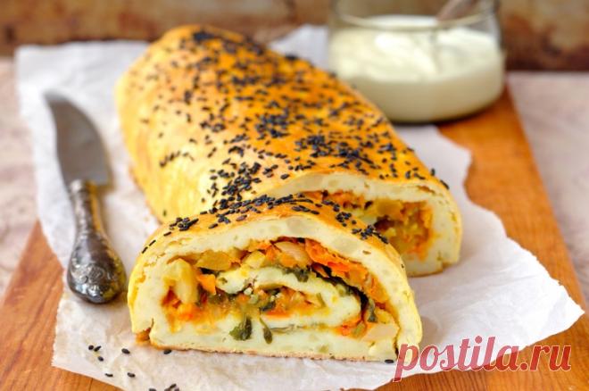 Картофельный рулет Объеденье - рецепт с фото - как приготовить - ингредиенты, состав, время приготовления - Дети Mail.Ru