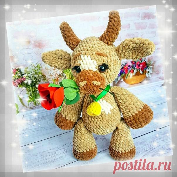 Бычок Сеня
Автор - voikatoys
другие игрушки  #корова_МЗ
#плюшки_МЗ