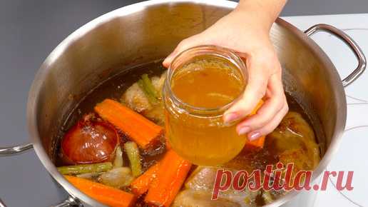 Покупаю на 300 рублей и кормлю семью три недели, вкусно. Все секреты - как я готовлю костный бульон | Кухня наизнанку | Дзен