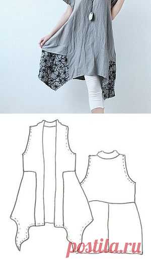 Рисунки для пошива бохо одежды.