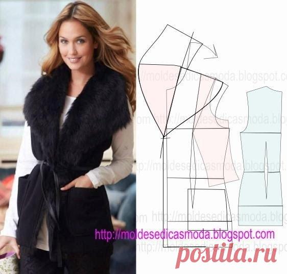 Красивая жилетка