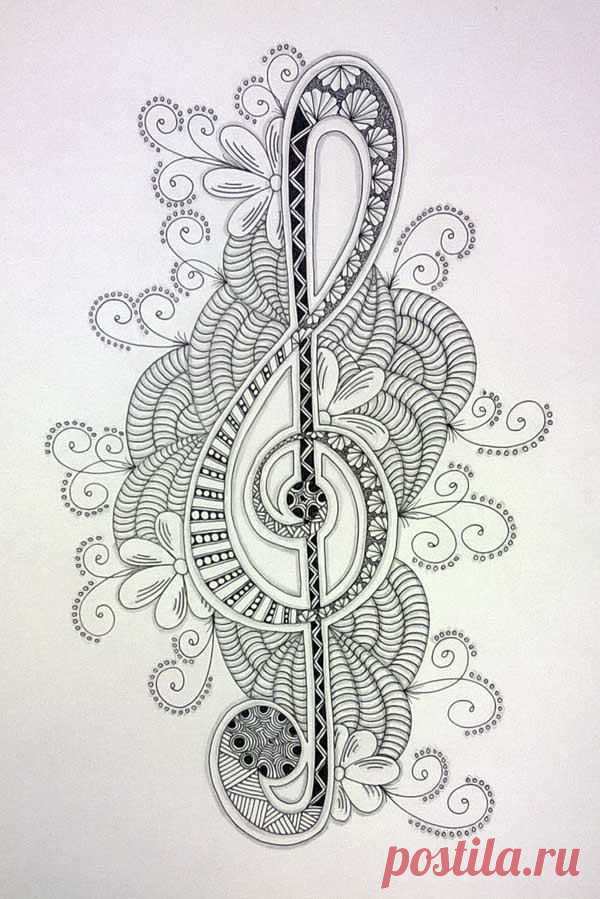 Flower Zentangles | would like to share another...