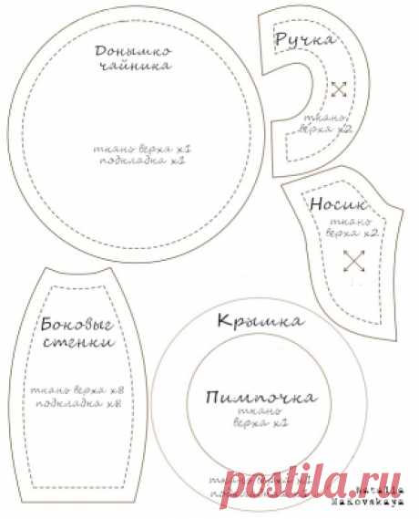 Тильды-чайники - Шитье