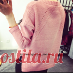 Хипстер-модник-пуловер спицами