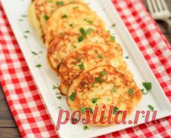 Оладьи из картофельного пюре.