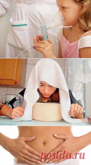 Полоскания, орошения, ингаляции с минеральной водой / Будьте здоровы