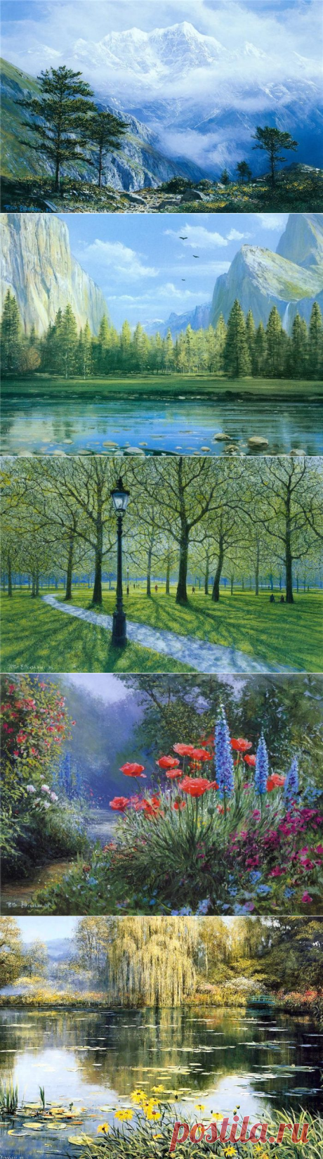 Художник Peter Ellenshaw. Сказочные пейзажи