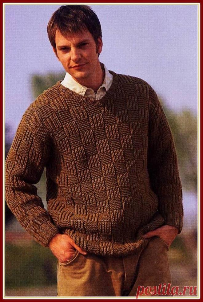 Описание джемпера, выкройка и схема узора