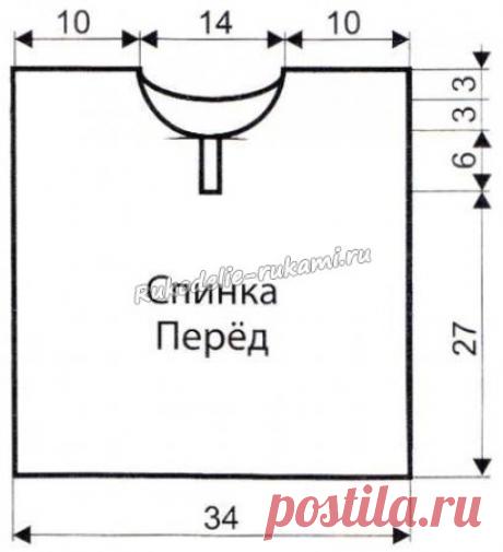 Детская безрукавка на 1,5 года. Вязание спицами