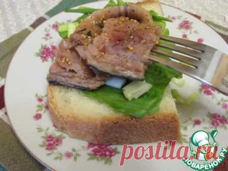 Скумбрия солёная из морозильной камеры - кулинарный рецепт