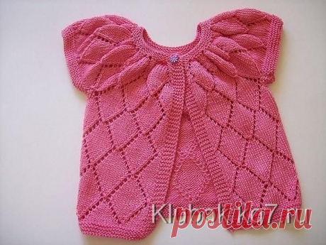 Болеро для малышки спицами. | Клубок